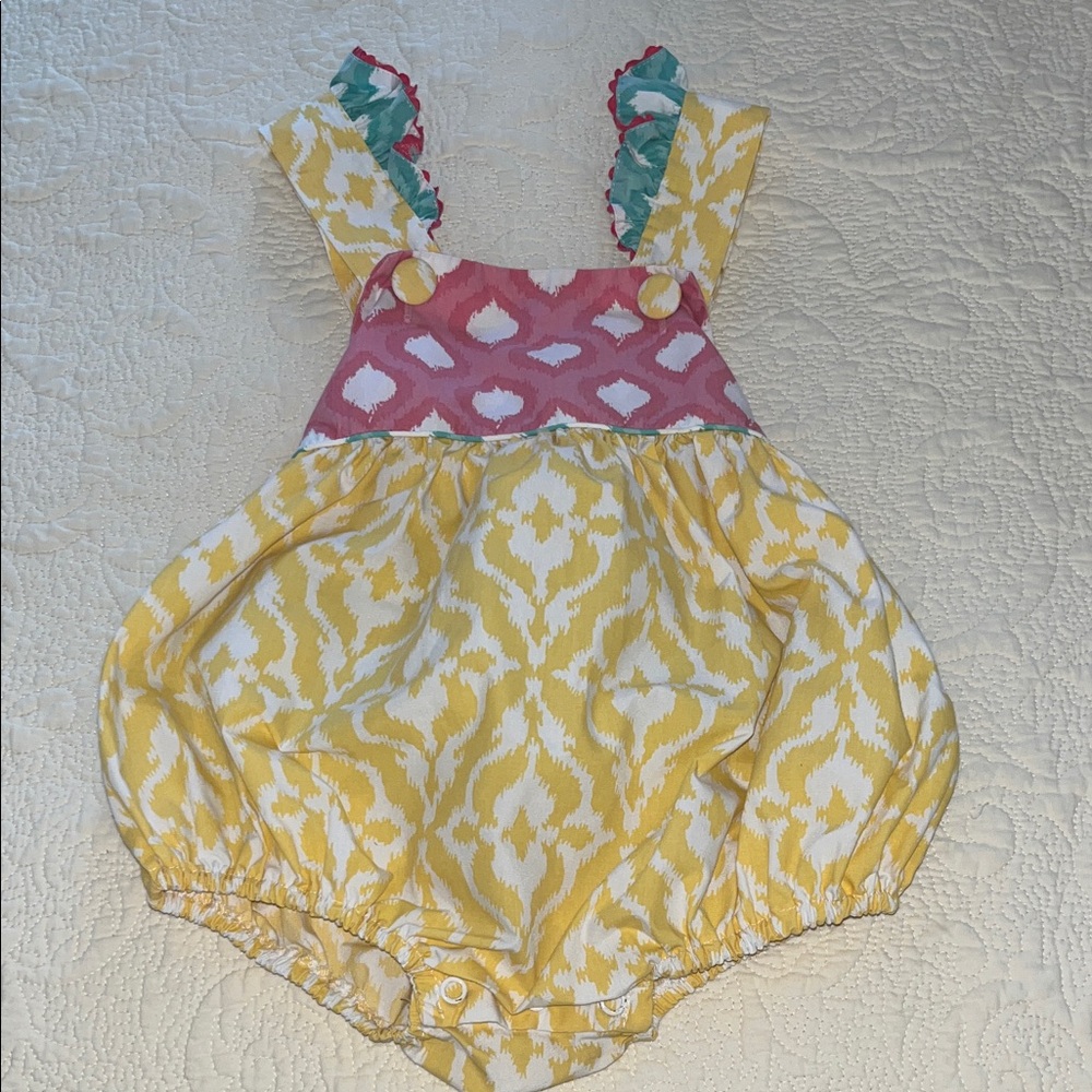 Shrimp & Grits Bubble Romper 18mo